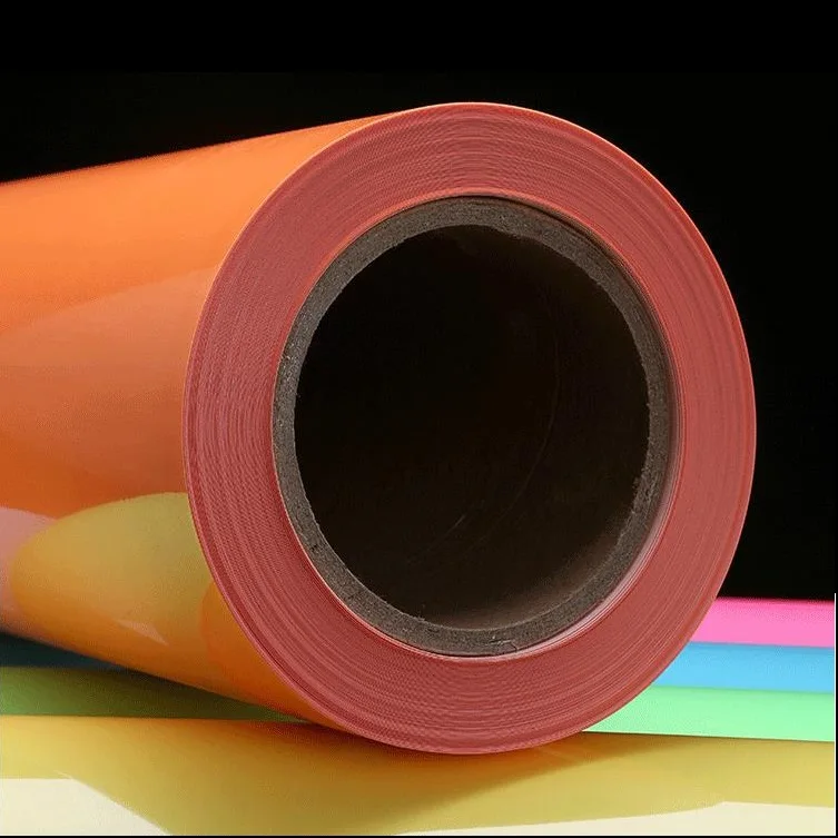 50cm*1m Night Luminous Warning Fluorescent Heat transfer Vinyl Film Color Printing Crop Number Patterns T-shirt film Glowing