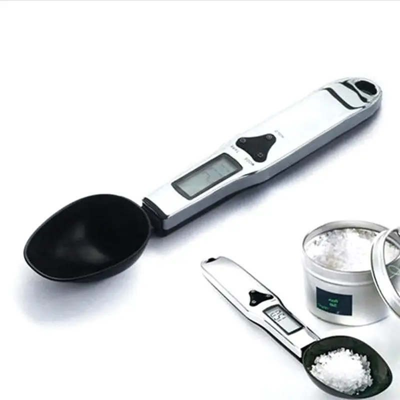 

Home 500gx0.1g LCD Digital Kitchen Spoon Scale Gram Electronic Spoon Weight Volumn Food Scale Measuring Cooking Tools Portable