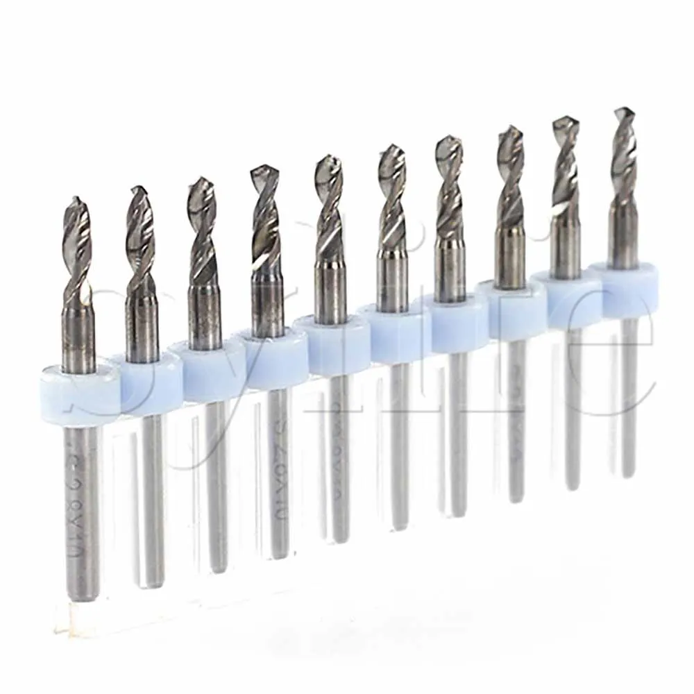 A set of 2.85mm Tungsten Steel Carbide PCB drill Bits CNC / PCB Milling