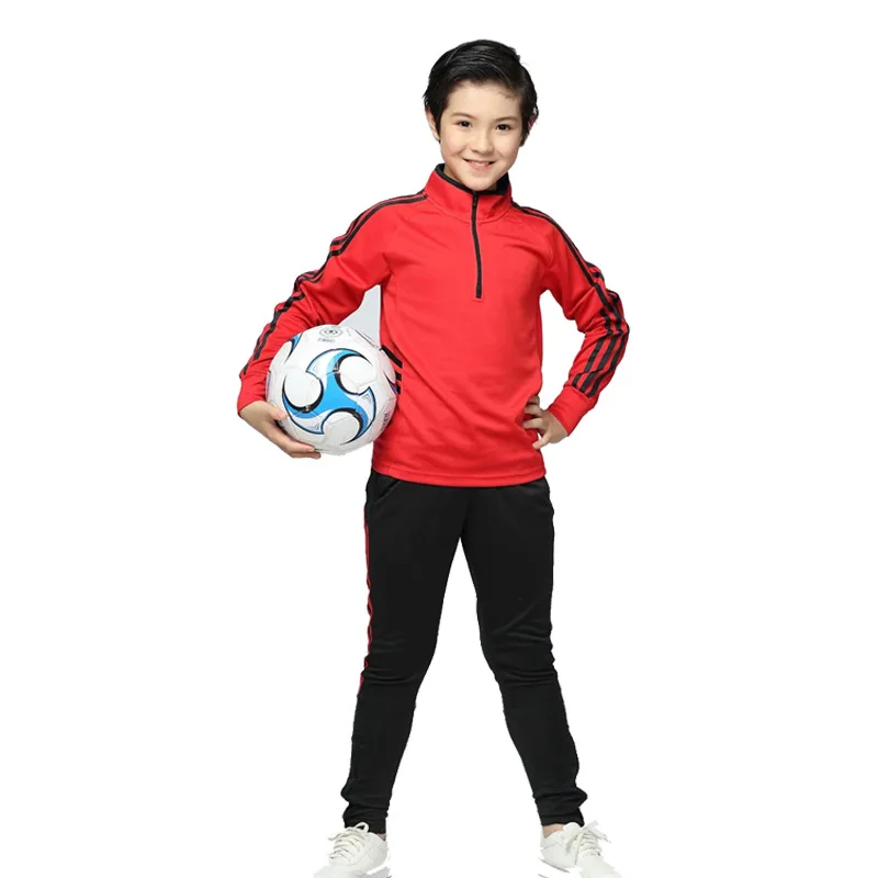 

Winter Football Training Clothing Men's Customizable Printed Words Long Sleeve Sports Uniforms Jersey Soccer Suit Set Men's Unif