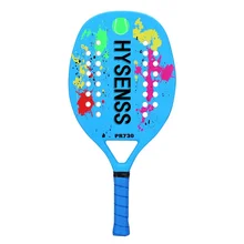 Professional Full Carbon Beach Tennis Paddle Racket Soft EVA Face Pickleball Raqueta Adult Tennis Racquet Equipment