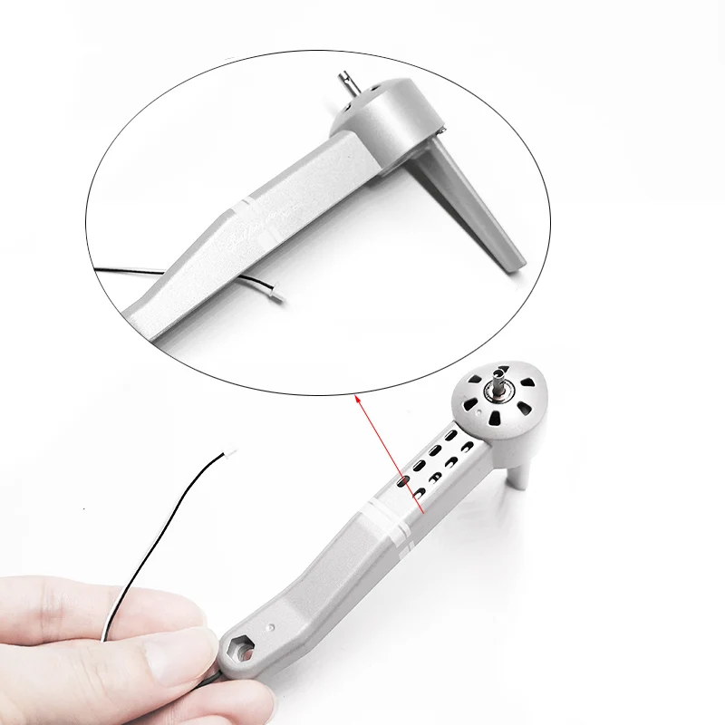 

F3 RC drone spare parts front arm include white black wire engine motor main gear