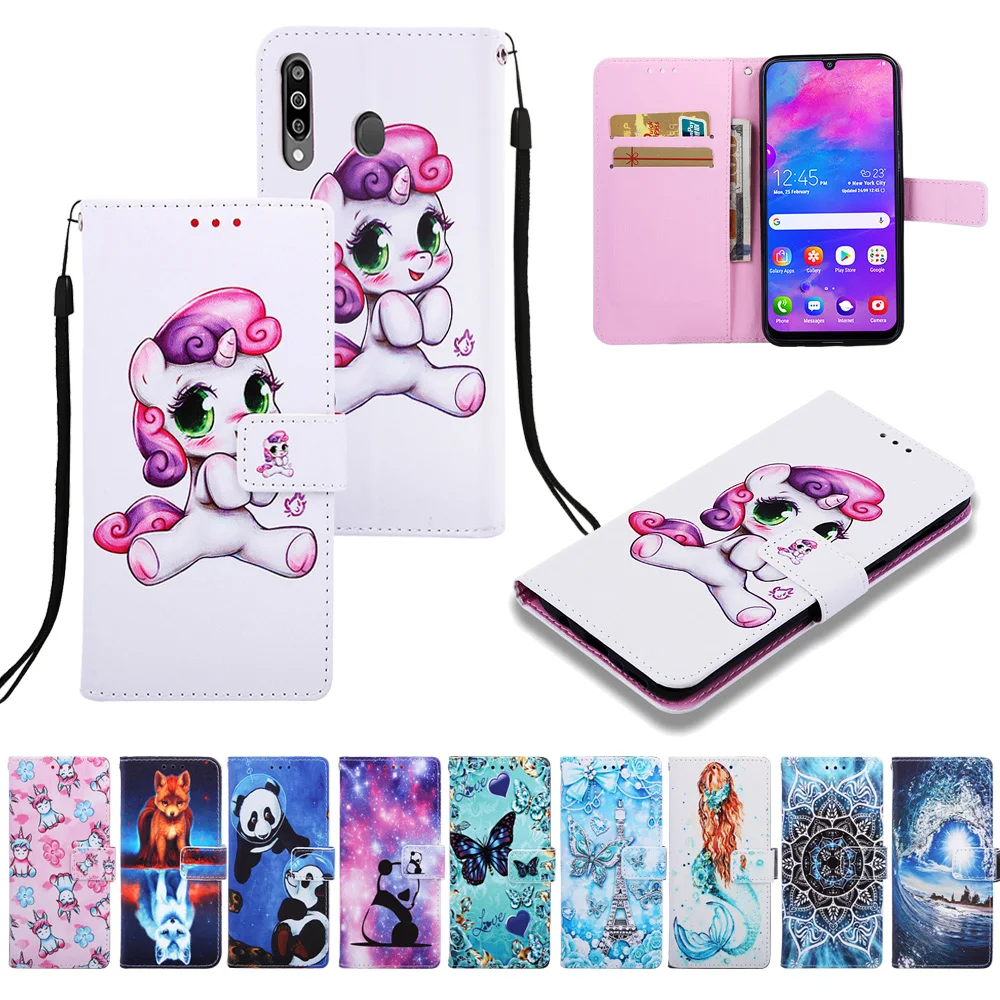 Кожаный чехол-книжка для Xiaomi Redmi Note 8T Note 8 Pro Note 7 Pro с изображением цветов, собак, солнца, милых животных, тигра, милый чехол для телефона s