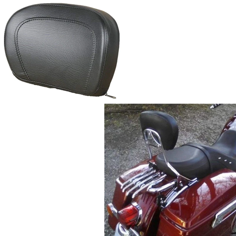 Мотоциклетная спинка для Harley Touring модели 2009- сидси бар вертикально пассажирская спинка с ковриком