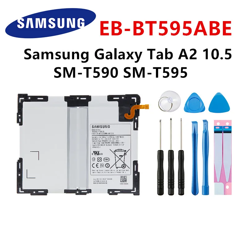 Оригинальная деталь SAMSUNG 7300 мАч Сменный аккумулятор для планшета Samsung Galaxy Tab A2 10 5