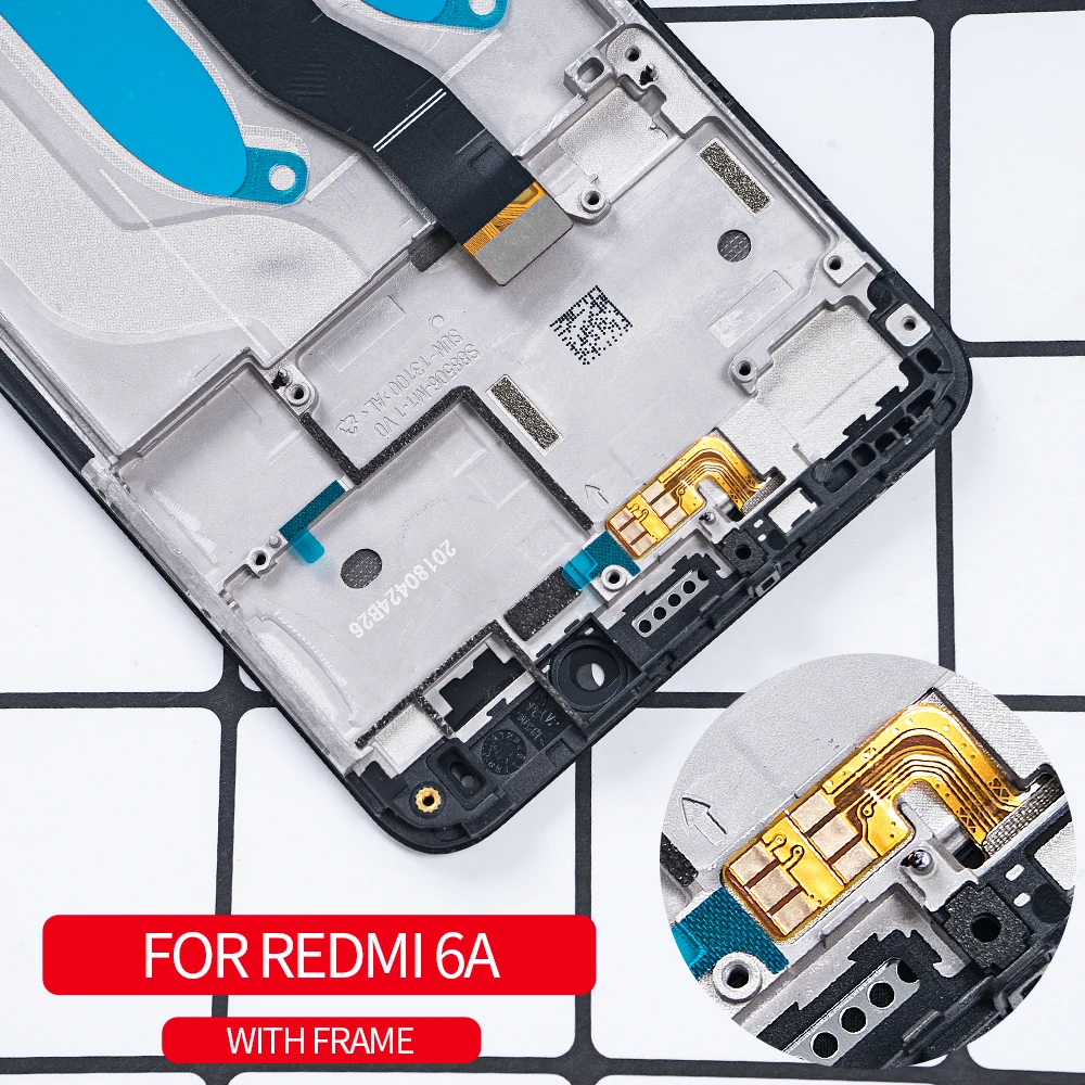 5,4" для XIAOMI Redmi 6 ЖК-дисплей, сенсорный экран, рамка дигитайзера для XIAOMI Redmi 6A Redmi6, ЖК-дисплей, замена