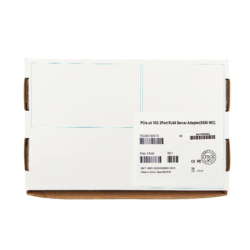 X550-T2 PCIe 3,1X8 медный RJ45* 2 10G сетевой адаптер с Intel X550