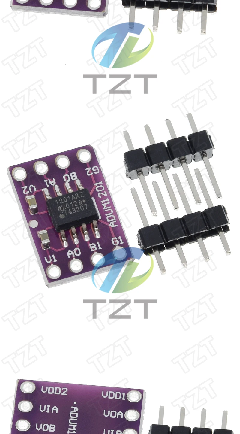 1/3PCS CJMCU-1201 ADUM1201Magnetic Isolator Board Modul Ersetzen Optokoppler isolator ADUM1201ARZ SOIC 8 isolator SPI interface – Detail 4