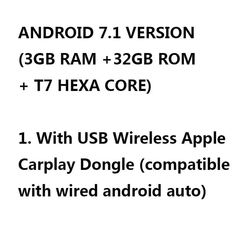 Android 7,1 автомобильный gps-навигатор для Nissan Pathfinder- года, мультимедийный видео интерфейс для обновления оригинального экрана автомобиля - Размер экрана, дюймов: 7.1 3GB RAM carplay