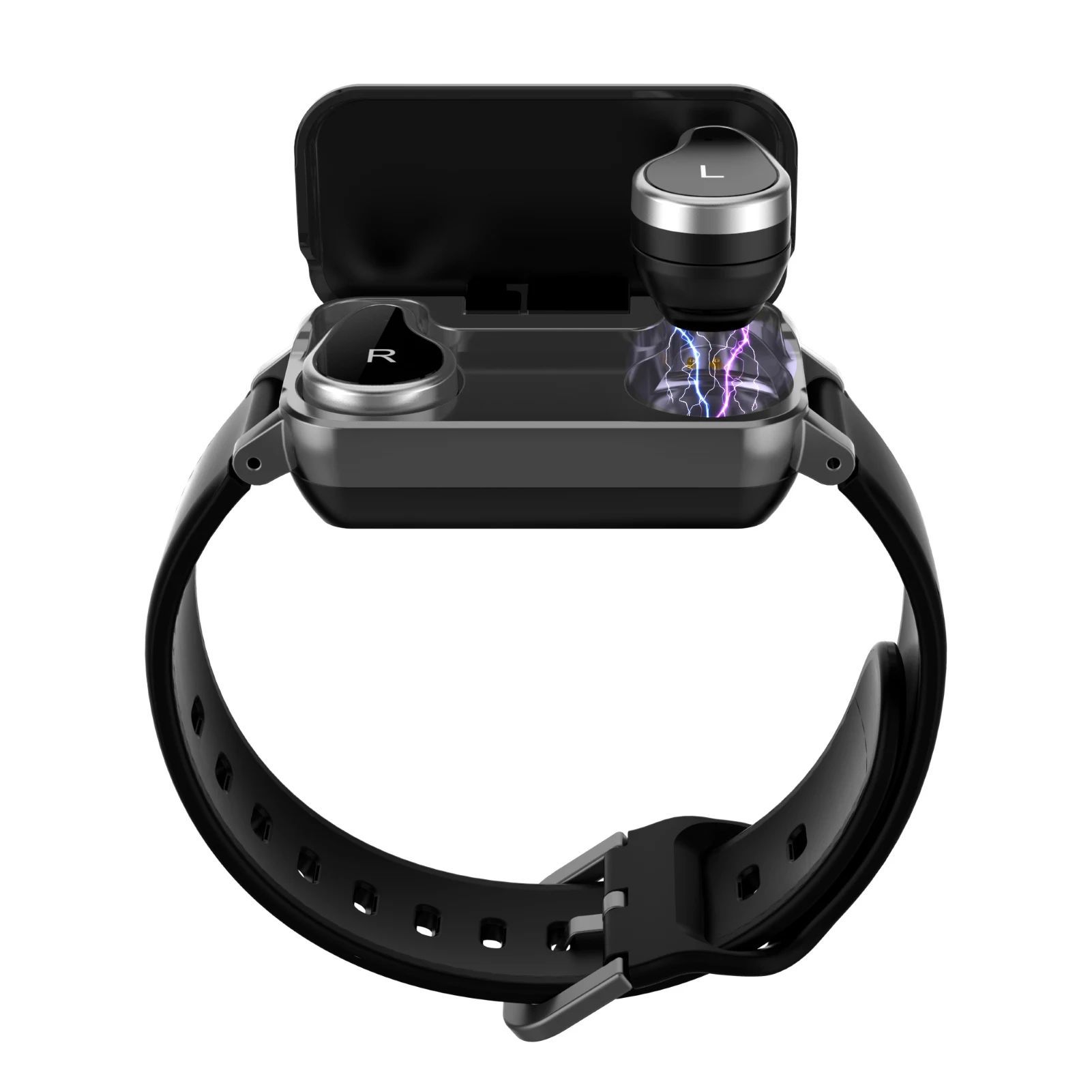 T89 TWS Wireless Bluetooth Earphone Heart Rate Monitor Sport Watch Wristband