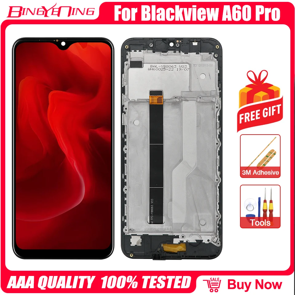 100% Новый оригинальный для Blackview A10/A20/A20 Pro/A30/A60/A60 Pro/A80/A80 Pro/A8max экран в сборе + рамка
