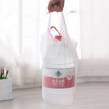 

Portable Degradable Thicken Bucket Trash Can Garbage Bags Rubbish Garbage Disposal Kitchen Sink Trash Vest Type