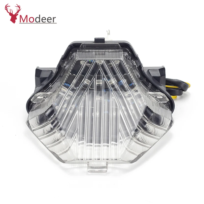 clear Светодиодный задний светильник для YAMAHA MT 07 MT07 FZ 07 MT 25 MT 03 YZF R3 R25 интегрированный указатель поворота в сборе аксессуары для мотоциклов - Цвет: clear