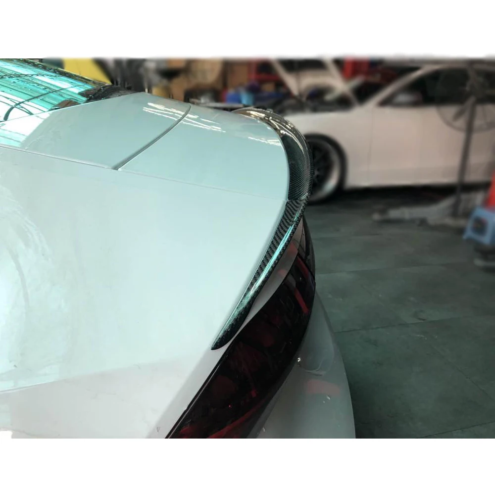 A7 S7 задний спойлер багажника для Audi A7 S7 Sline углеродное волокно автомобиля задний спойлер загрузки губы крыло