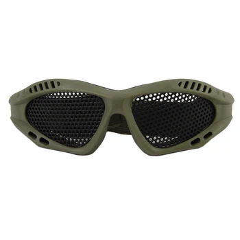 

Camping Hiking Outdoor Activities Eye Protective Safety Tactical Durable Metal Mesh Glasses Eyewear Goggle Accessory New