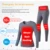 ZYNNEVA Winter USB Heating Snow Underwear Set Warm Women Powered Heated Clothes Ski Ski Pants Female Bodywarmer GC4203