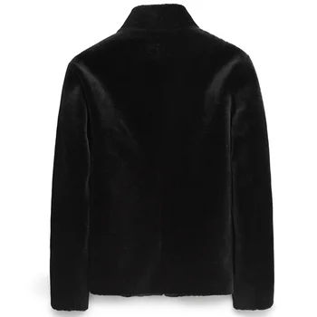 

2020 New Men Fur Coat Real Sheep Shearing Wool Coat Man Jacket Autumn Winter Plus Size Genuine Leather Jackets KJ827