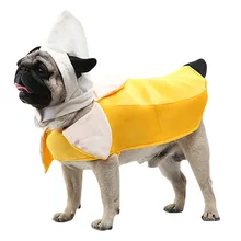 Хэллоуин Забавный Банан трансформированная Одежда для собак пальто для домашних животных Одежда для домашних животных