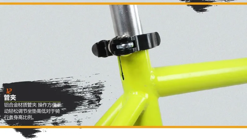 Cheap New X-Front brand Luminous High-carbon steel fixed gear Bike 700C students bicycle down road retro bicicleta 28