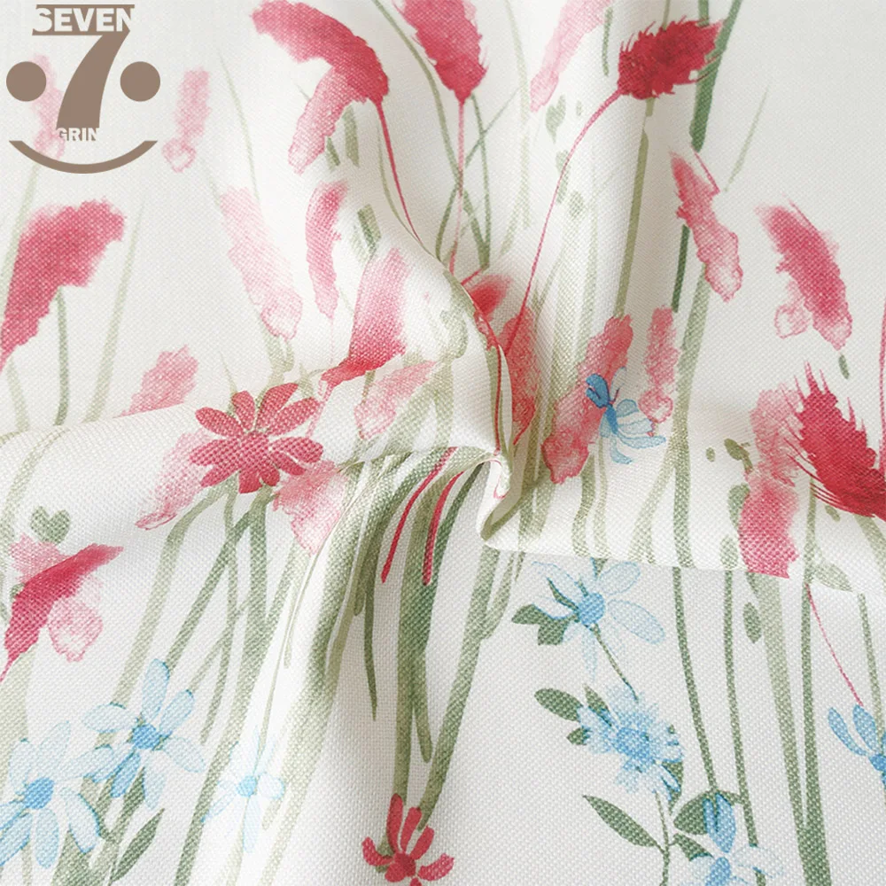 Декоративная скатерть для обеденного банкета с вышивкой лаванда сиреневая