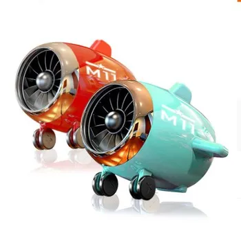 

TWS Bluetooth Speaker Portable Mini Speaker Colorful Cars Bathroom Office Fashion Waterproof SD USB Metal Aircraft Design