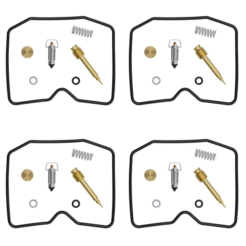 4 комплекта запчастей для мотоцикла карбюратор ремонта комплект KAWASAKI KLX300R A2-A10 KVF300
