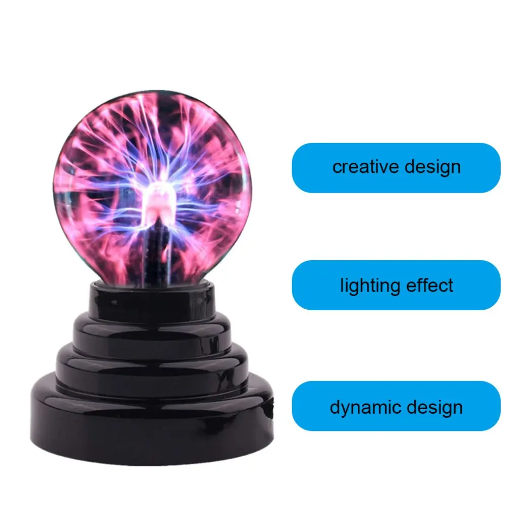 USB Led Волшебный электростатический ионный шар ночной Светильник для дома Рождественская вечеринка Хэллоуин Декоративный светильник s творческая атмосфера светильник s