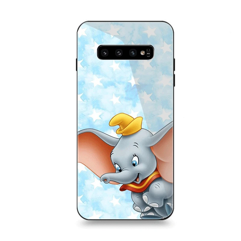 Чехол для телефона Стекло для samsung A10 A20 A30 A40 A50 A60 A70 S7 край S8 S9 S10 плюс Чехол Дамбо