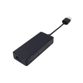 黒ドングルgps usb adaterスマートフォン接続カーディスプレイマップ/音楽/ナビゲーション自動受信機アンドロイドiphone車プラグアンドプレイアプリ