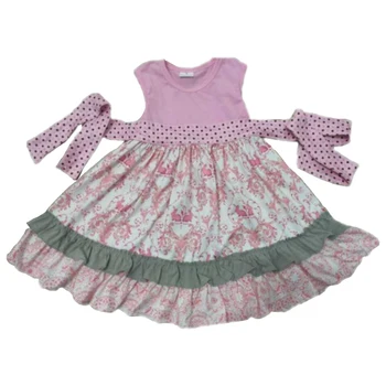

2020 Baby Summer Clothing Toddler Baby Girl Flower Dress Ruffles Sleeveless Princess Casual Dress A-Line Party Lace Sundress