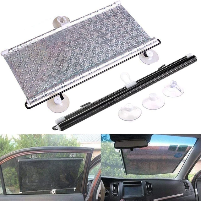 Universal Saugnapf Sonnenschirm Fenster Roller Sonne Schatten Bildschirm  Abdeckung Blind Protector Faltbare Auto Auto Windschutzscheibe Blatt  Vorhang - AliExpress