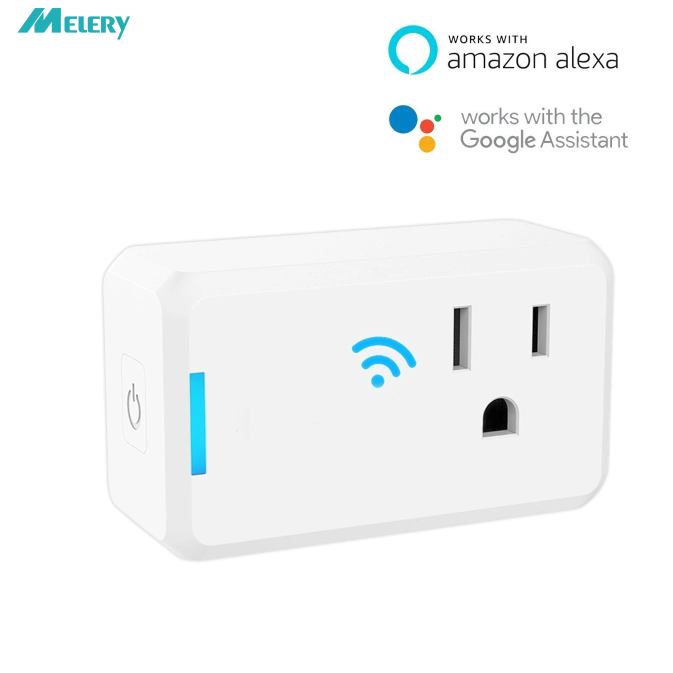 Умная Wi Fi розетка электрическая настенная беспроводной адаптер с дистанционным