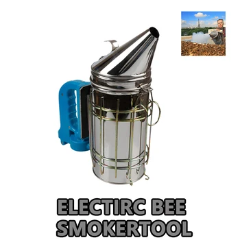 

Beekeeping Tools Stainless Steel Rechargeable Conical Shape Manual Bee Smoker