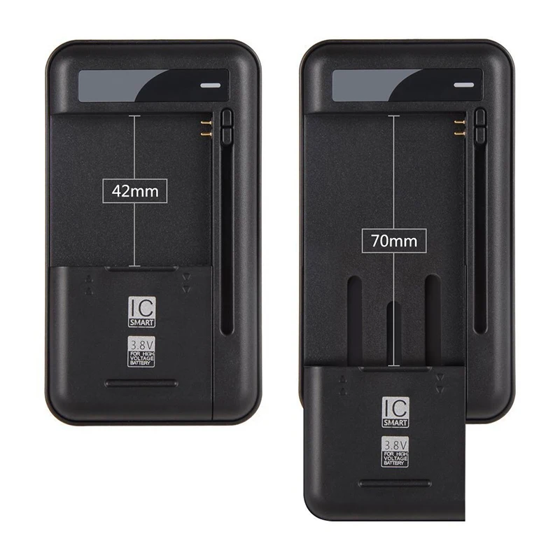 Universal Battery Charger with USB Output Port for 3.8V High-Voltage Battery For Samsung Galaxy S2 S3 S4 J5, Note 2 3