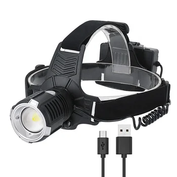 

18650 Battery Power Xhp70 Led Headlight USB Rechargeable Head lamp