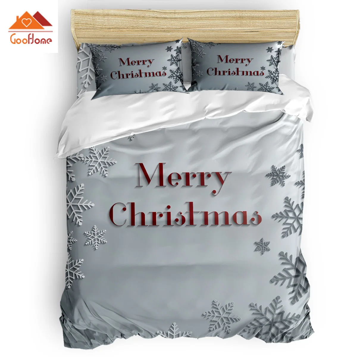 

Merry Christams Duvet Cover Set Vintage Floral Art Design Collection of 3/4pcs Bedding Set Bed Sheet Pillowcases Cover Set