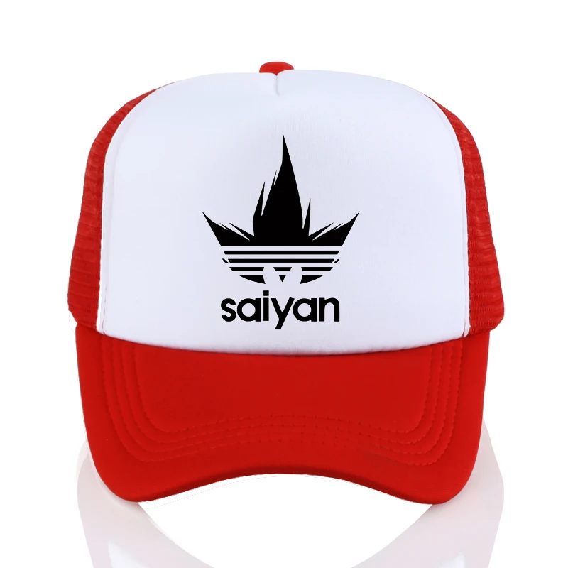Слоновая кость Новинка, Dragon Ball Z Saiyan Dad Hat, бейсболки с мультяшным принтом, бейсболки унисекс, кепки для мужчин и женщин, Garros - Цвет: Слоновая кость