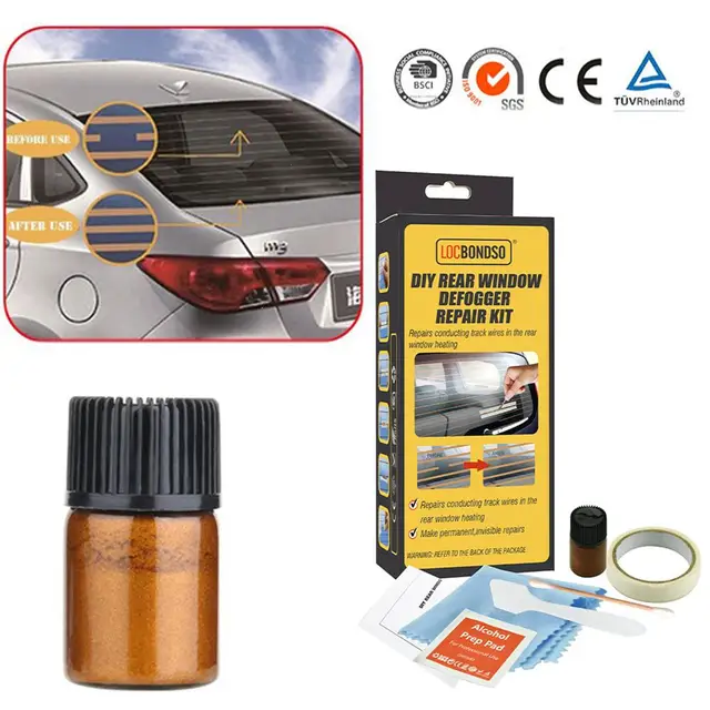 Car Rear Window Defogger Repair Kit DIY Quick Repair Grid Care High-quality  Heater Scratched Lines Accessories Broken Defro W8U3 - AliExpress