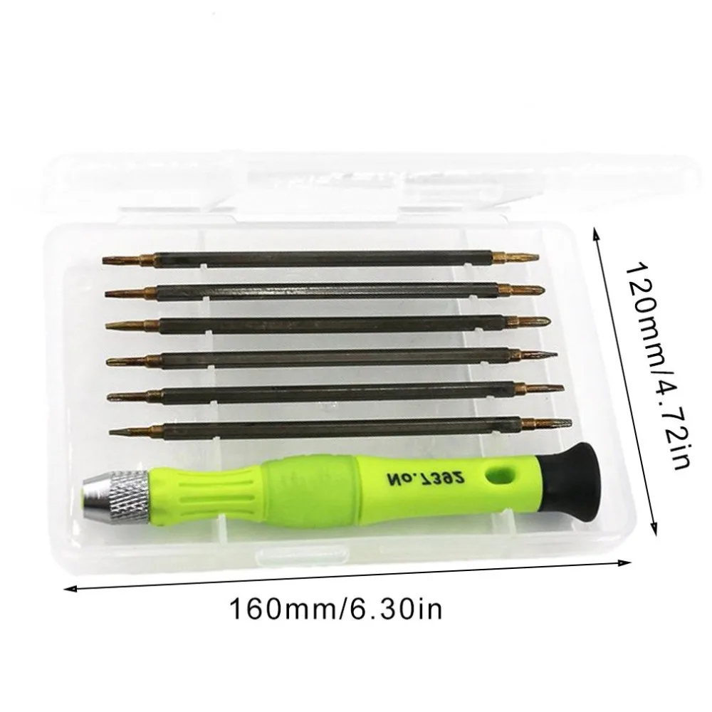 7392 Repair Tool Set Non-slip Easy Use Multi-Magnetic Driver Kit Screwdriver for Smartphone Laptop