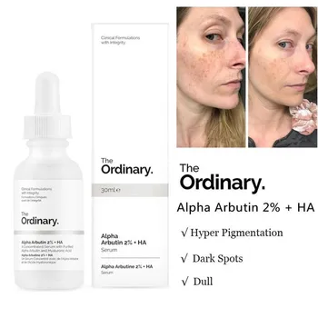 

The Ordinary Alpha Arbutin 2% + Ha 30ml Foundation Liquid Acne Spot Removing Pores Unclog Clear Face Skin Makeup Oil-control