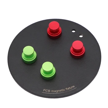 

Practical Boutique Universal PCB Board Holder Fixture with 4Pcs netic Pins Circuit Board Soldering Platform PCB netic Fixt
