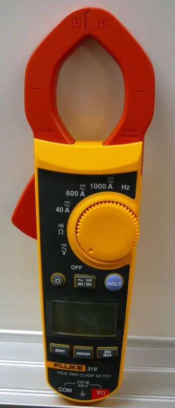Llegada rаpida nueva FLUKE medidor de pinza Digital 319 True RMS corriente entrada 100ms|Анализаторы спектра| |