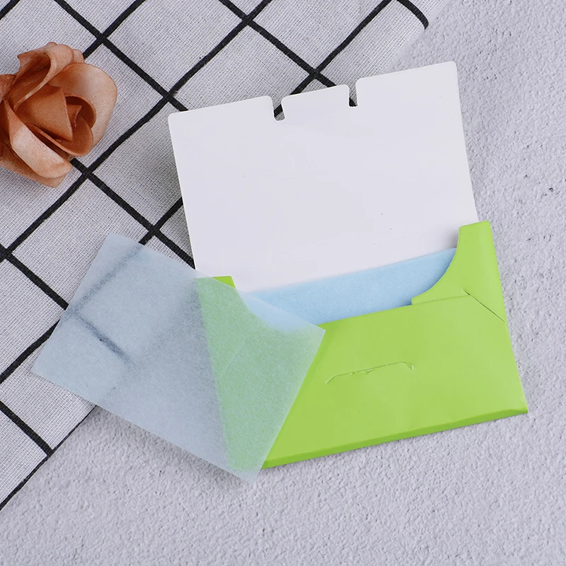 

50pcs/Box Cleansing Face Oil Absorbing Sheets Oil Blotting Sheets Absorbing Paper Face Oil Control Makeup Tools