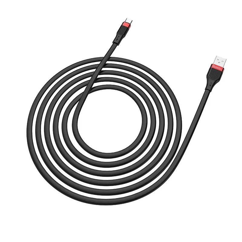 HOCO U72 20 шт./лот 1,2 м Прочный USB кабель для iPhone кабель Micro кабель для samsung USB кабель зарядное устройство провод