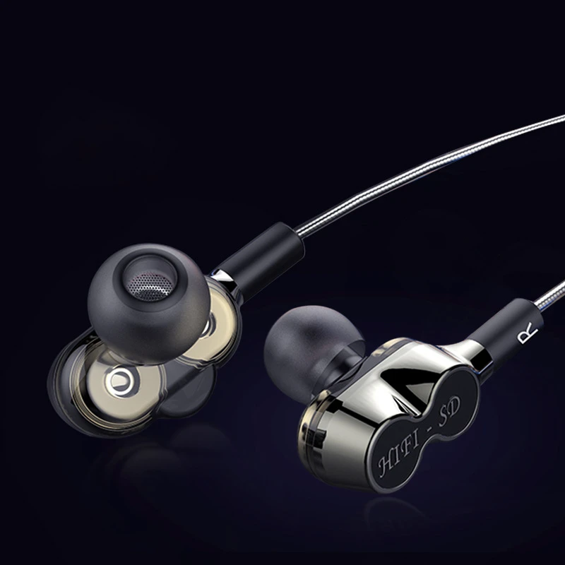 Ubeamer D10 частный алюминиевый Платиновый провод HIfI гарнитура 4 ядра Двойное действие круг гарнитура Набор всей страны