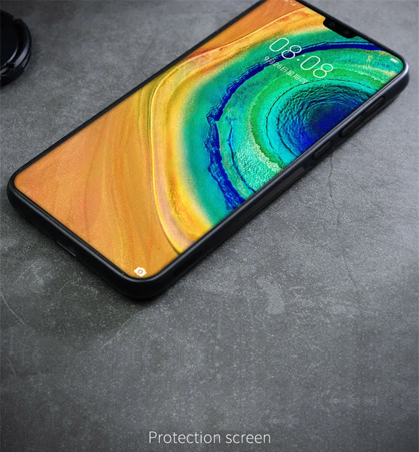 Для huawei mate 30 Pro Чехол тонкий деревянный задняя крышка ТПУ чехол на бампер на huawei mate 30 mate 30 чехол для телефона