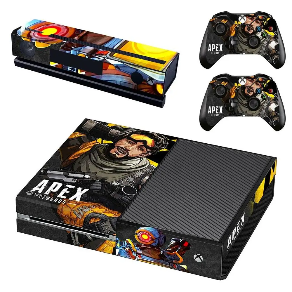 APEX Legends, наклейка для игры, полное покрытие, для Xbox One, консоли и Kinect, 2 контроллера для Xbox One, наклейка для кожи - Цвет: GSTM2478