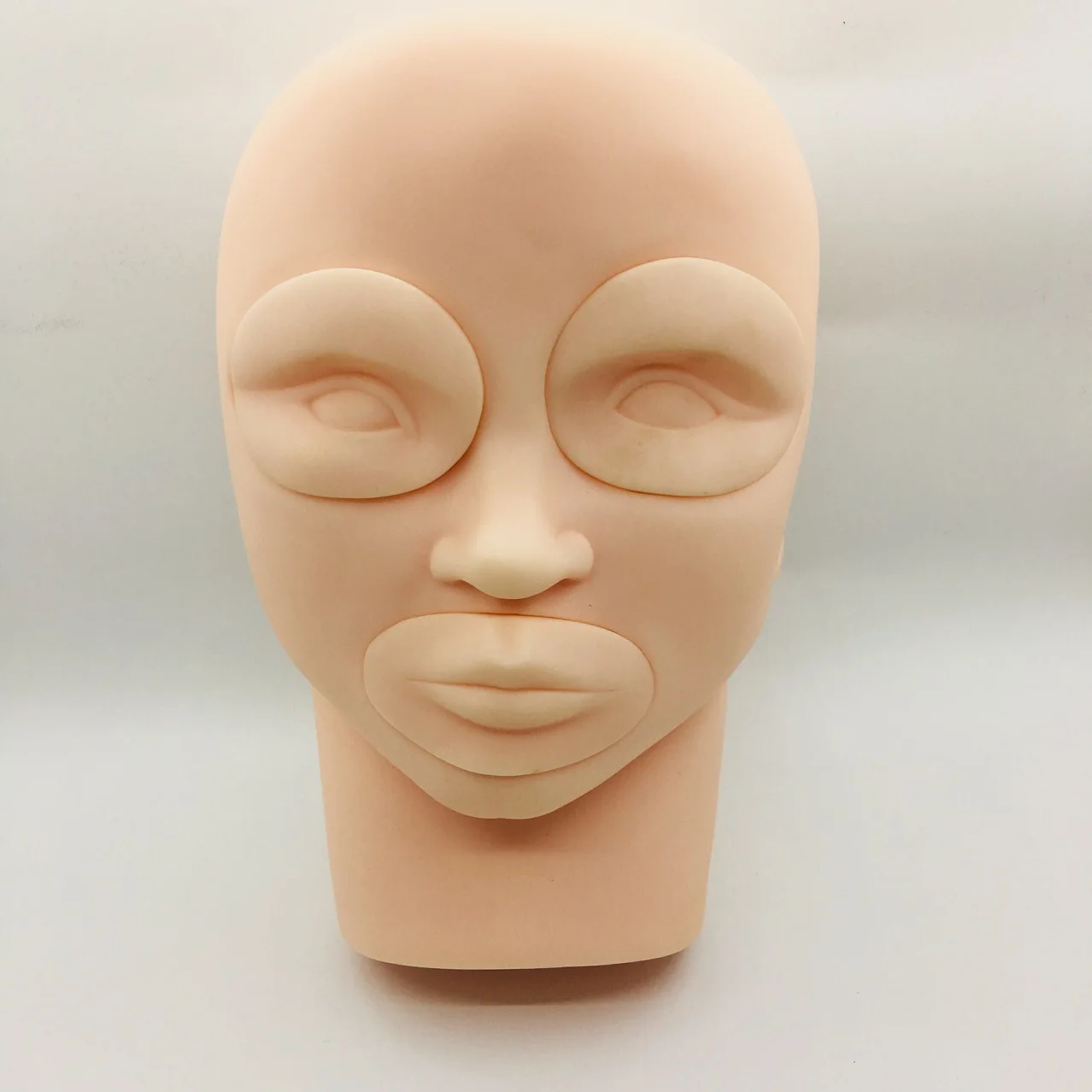 Munsu манекен для парика головка силикатный гель для бровей для макияжа глаз и губ разбитым практика материалы для кожи начинающих эспандер толстый