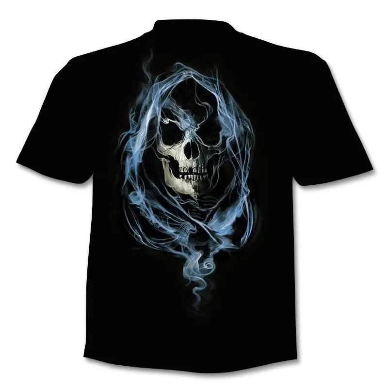 Hd0c5dbc19062427b83b7c44270bedb42O - Fake Jacket Skull Print T-Shirt