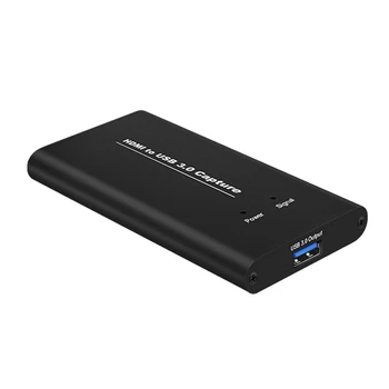 شراء4K USB 3.0 HDMI فيديو بطاقة التقاط الصوت والفيديو لعبة بطاقة التقاط الصوت والفيديو مع حلقة التدريجي 1080P 60FPS بث مباشر لعبة مسجل جهاز